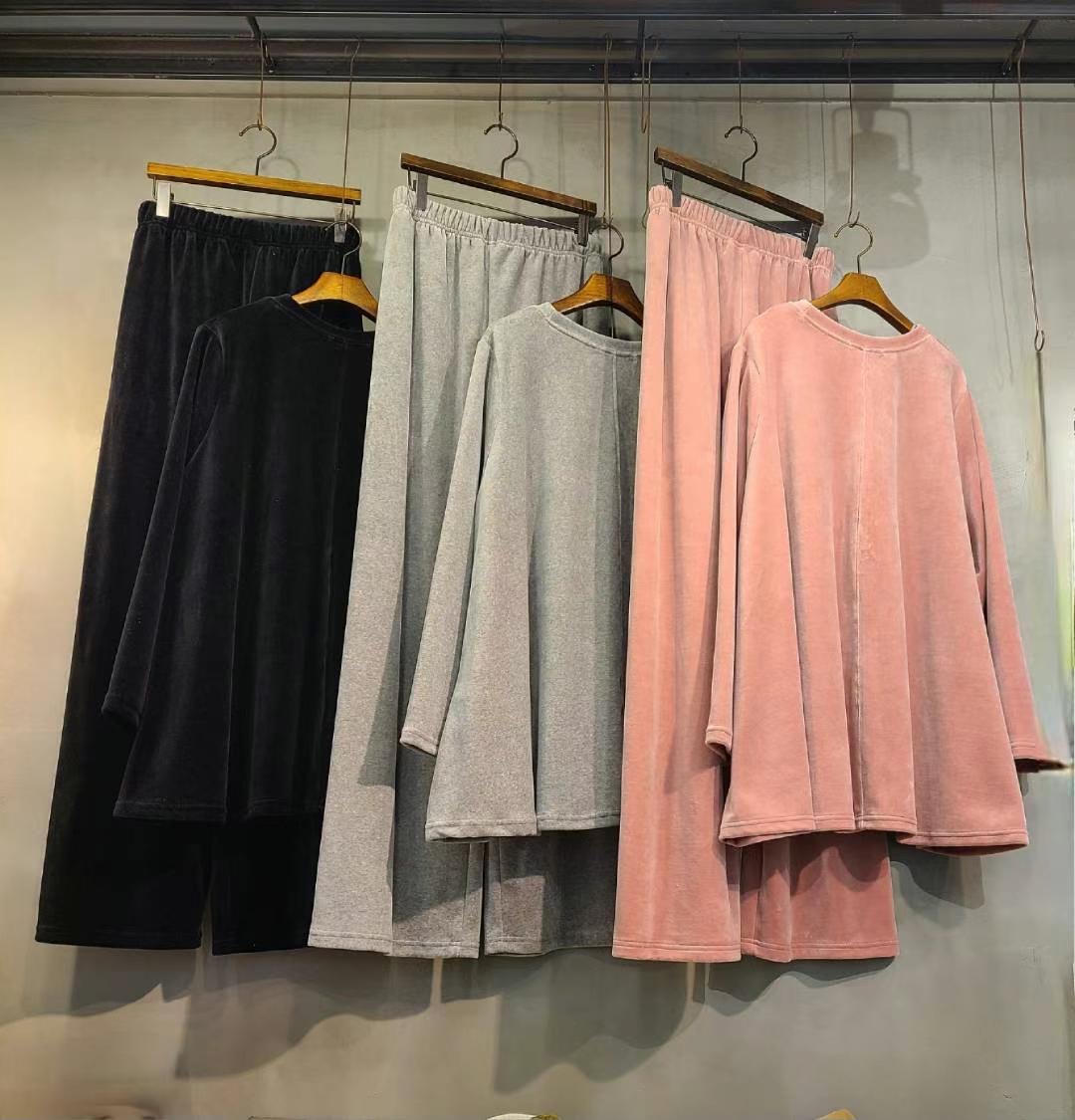 PURPLE-퍼플-T東大門代購女士新款24秋夏休閑職業真品套裝PURPLE-퍼플-T套裝