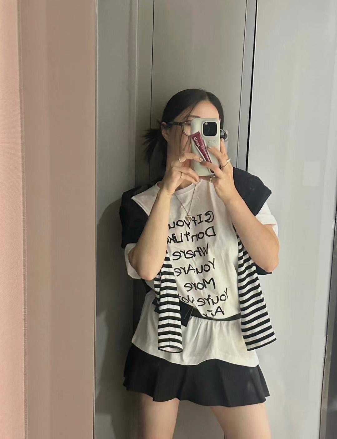 OLZE-올제-T東大門代購女裝新款真品熱賣人氣休閑24秋夏T恤OLZE-올제-TT恤
