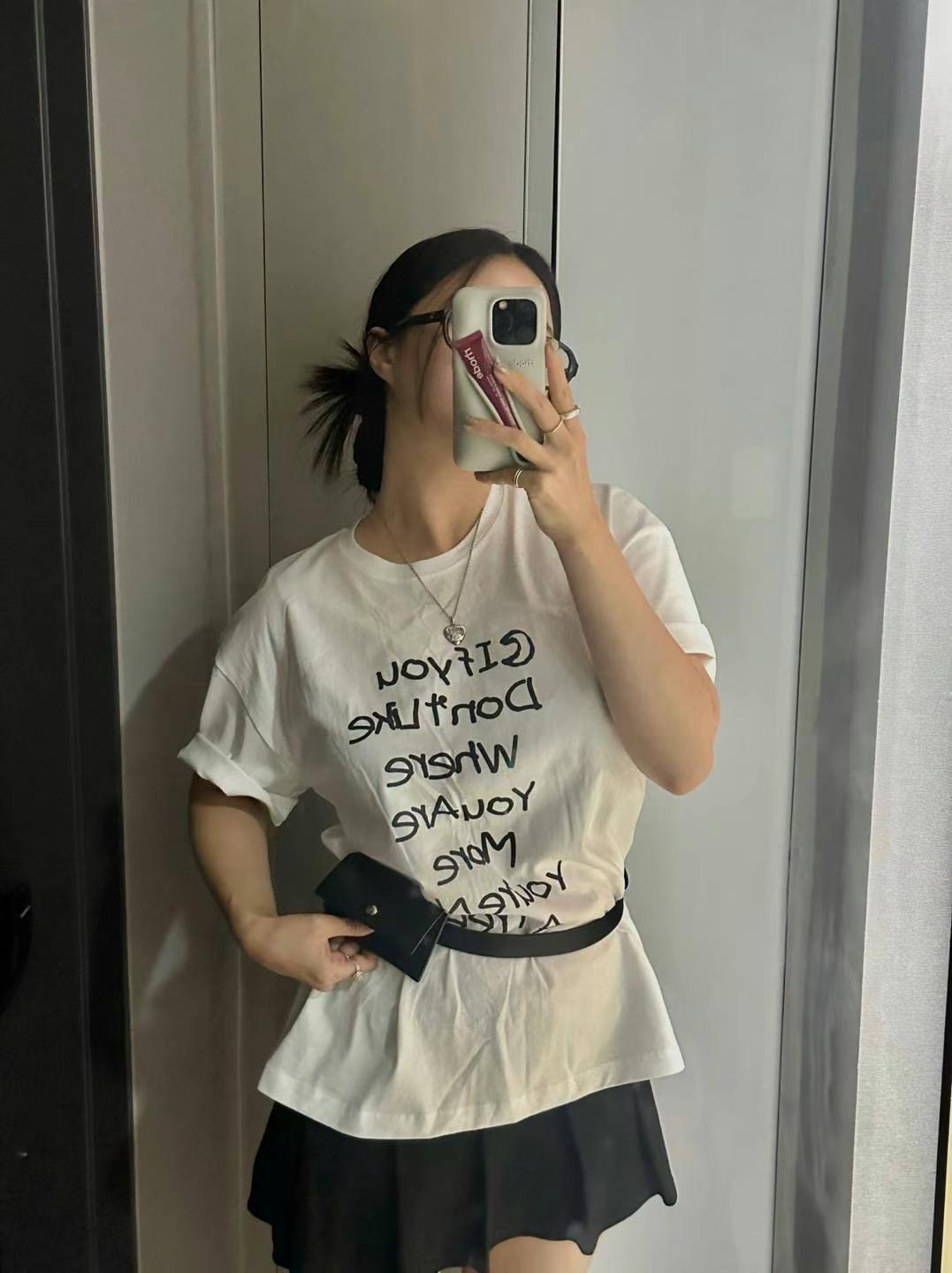 OLZE-올제-T東大門代購女裝新款真品熱賣人氣休閑24秋夏T恤OLZE-올제-TT恤圖色1