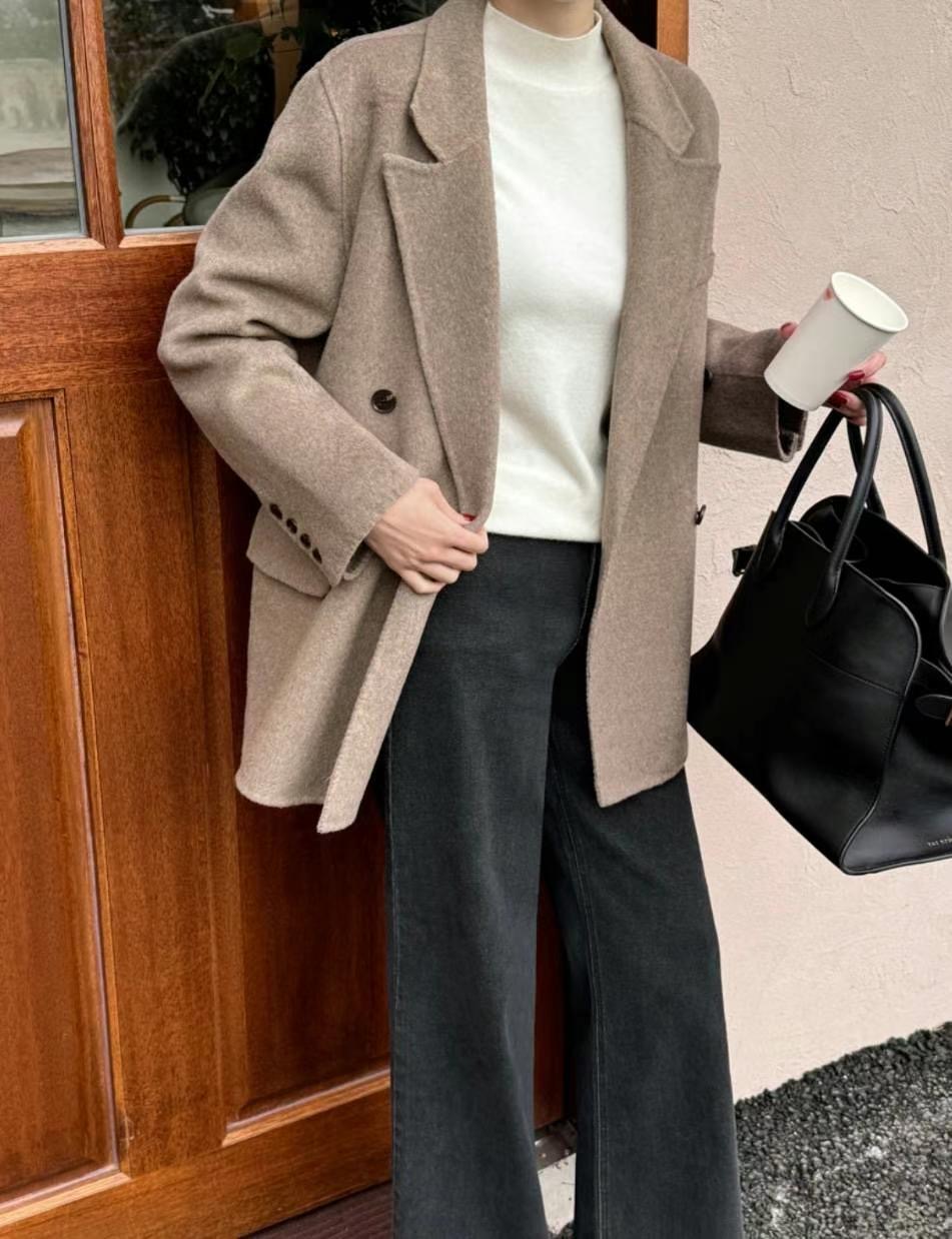 OLZE-올제-T東大門直郵女士新品人氣職業推薦真品短款大衣OLZE-올제-T短款大衣圖色2