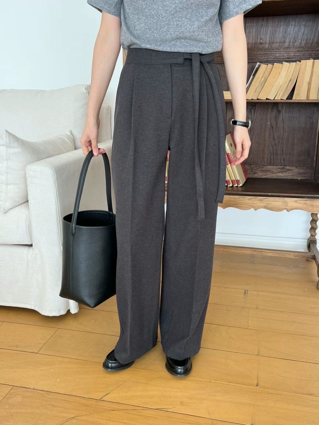 DINING東大門實拍女裝新款人氣職業24秋夏熱賣時尚休閑休閑褲DINING休閑褲