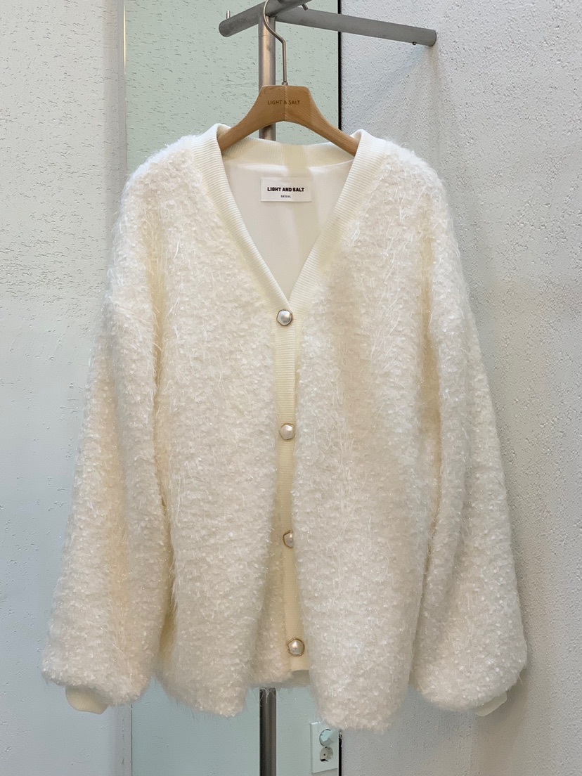 LIGHT AND SALT東大門直郵女裝新品時尚真品休閑毛衣開衫LIGHT AND SALT毛衣