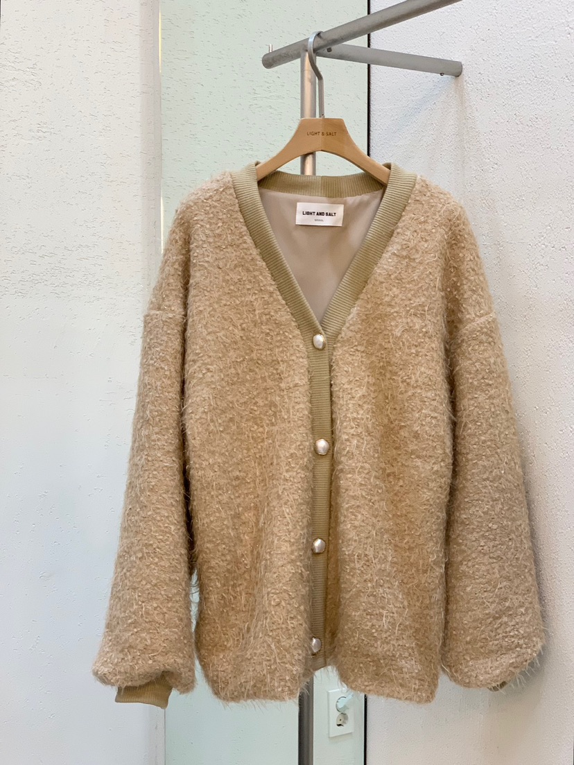 LIGHT AND SALT東大門直郵女裝新品時尚真品休閑毛衣開衫LIGHT AND SALT毛衣圖色2