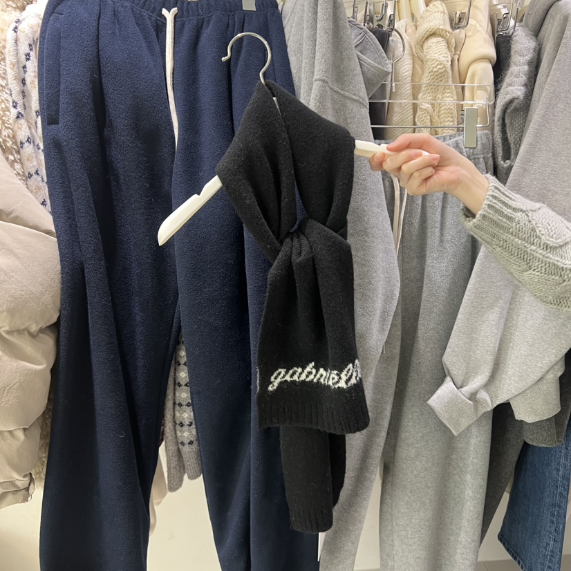 GABRIELLE韓國代購女裝新品24秋夏時尚人氣推薦休閑圍巾披肩GABRIELLE圍巾/披肩圖色3