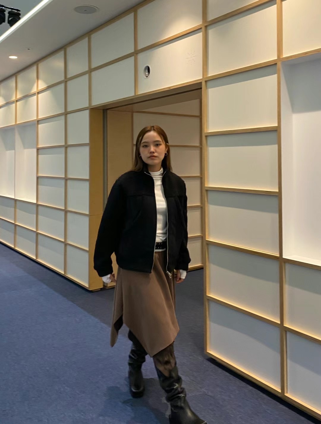 BYTEN韓國直郵女士新款人氣熱賣24秋夏休閑職業真品夾克拉鏈BYTEN夾克