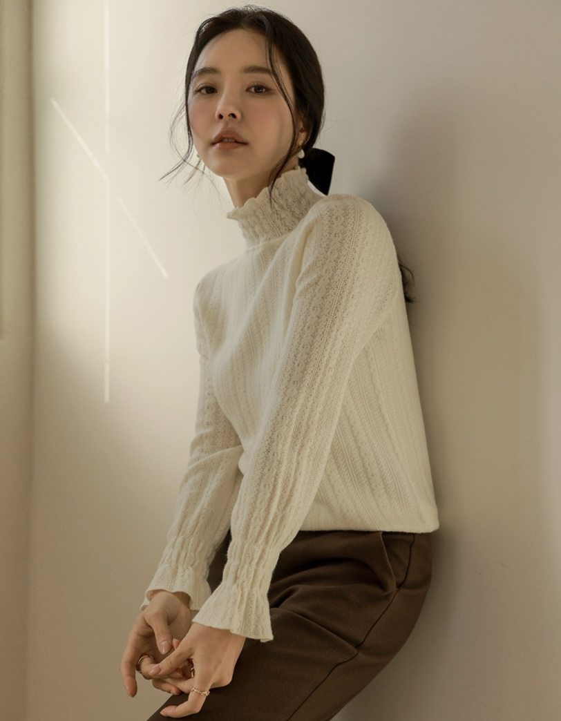 I BLLE東大門代購女士新款職業24秋夏推薦人氣時尚熱賣針織衫I BLLE針織衫