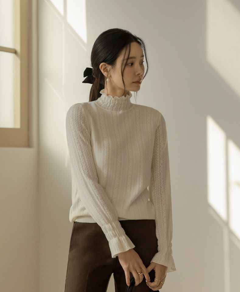 I BLLE東大門代購女士新款職業24秋夏推薦人氣時尚熱賣針織衫I BLLE針織衫