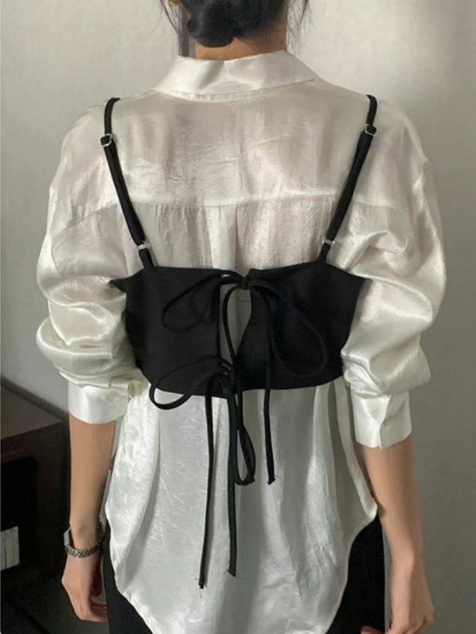 YOU ARE BEAUTIFUL韓國直郵東大門實拍女裝新品真品吊帶背心YOU ARE BEAUTIFUL吊帶/背心
