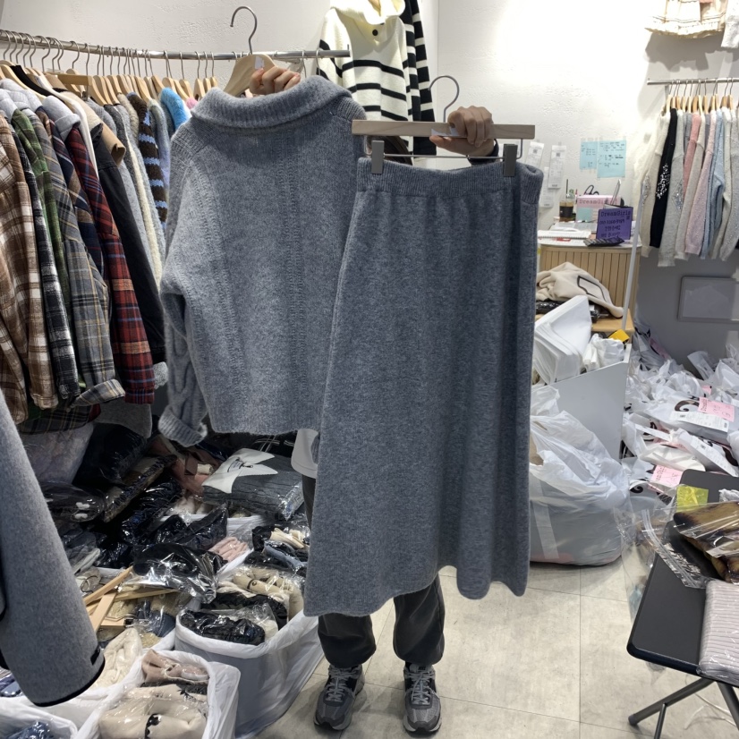 HOT PLACE韓國直郵東大門實拍女裝新款休閑熱賣時尚24秋冬套裝HOT PLACE/DREAM GIRIS套裝