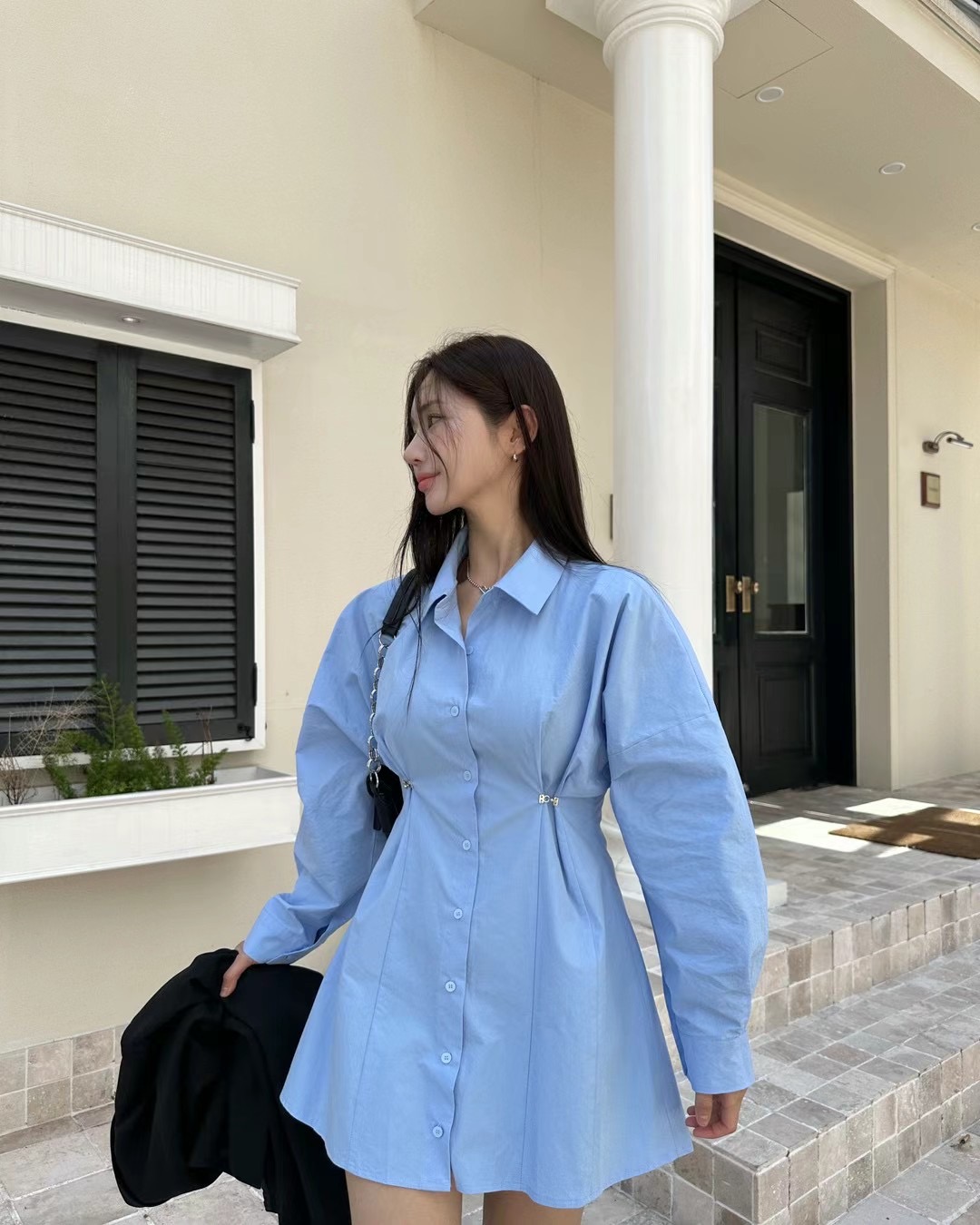 ADD-OT韓國直郵東大門代購女裝新品休閑推薦時尚職業連衣裙UNA-T連衣裙圖色2