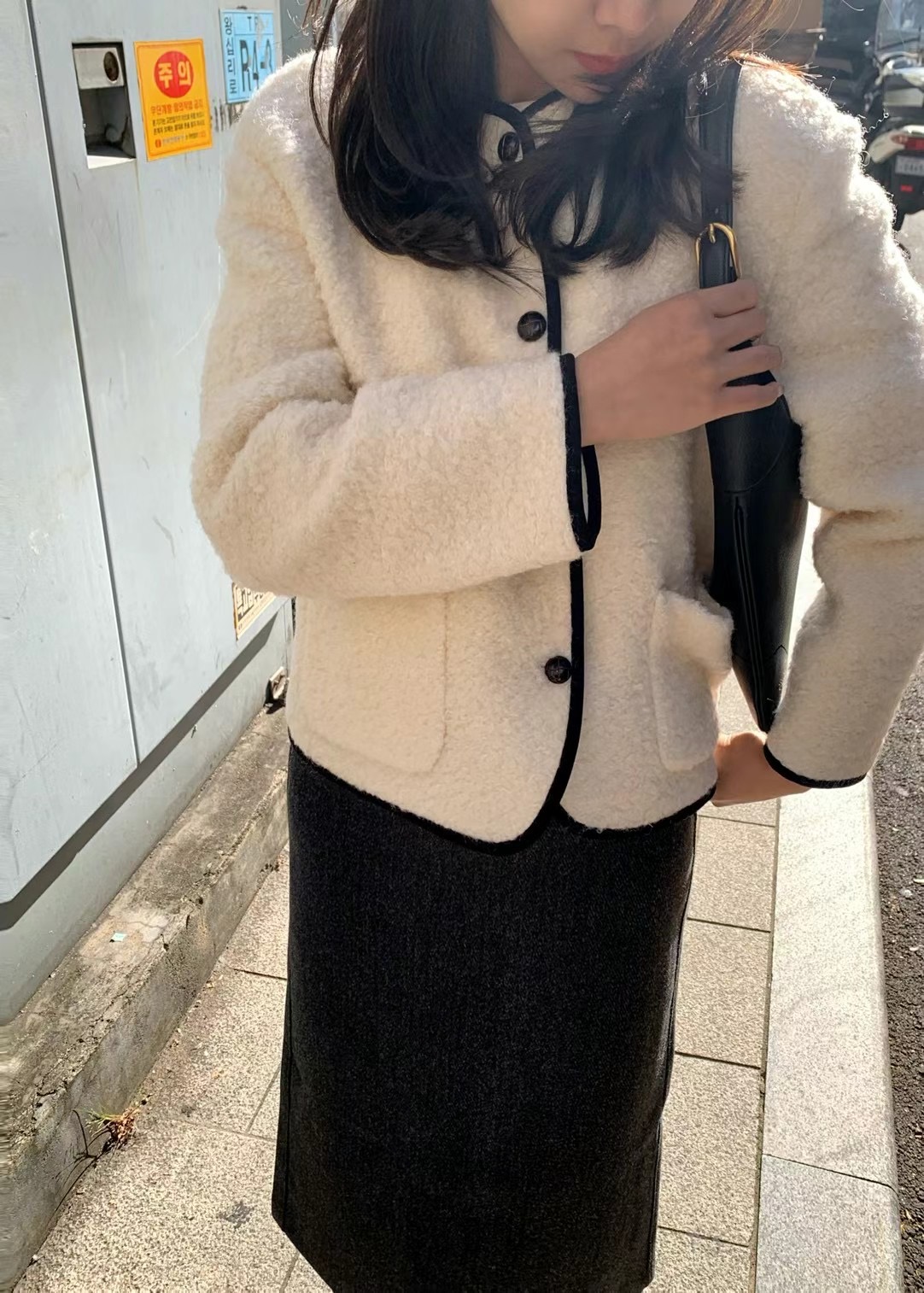 APRICOT韓國直郵女裝新品人氣職業24秋冬推薦真品熱賣休閑夾克APRICOT夾克