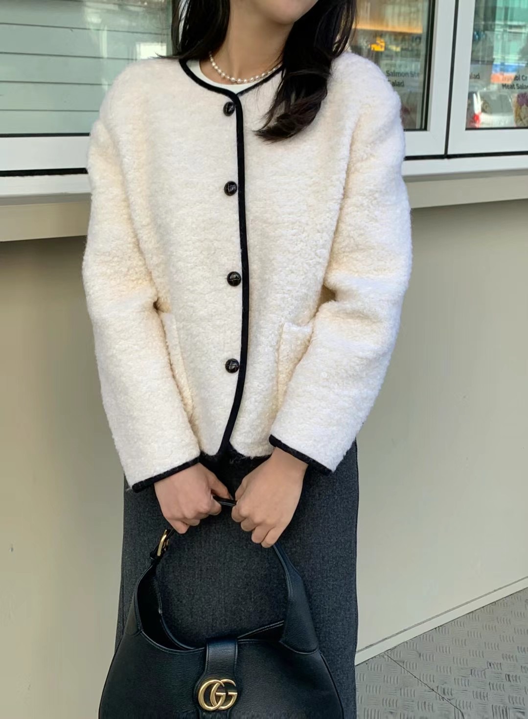 APRICOT韓國直郵女裝新品人氣職業24秋冬推薦真品熱賣休閑夾克APRICOT夾克圖色2