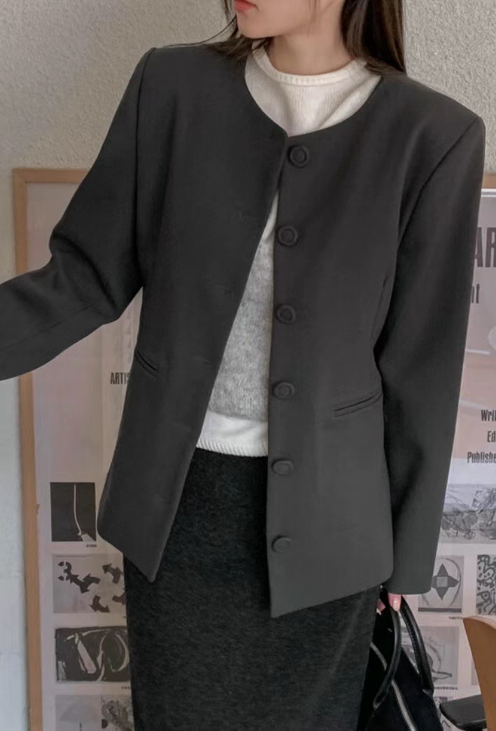 BABER韓國直郵東大門代購女裝新品休閑時尚人氣推薦真品夾克THE ORA夾克圖色2