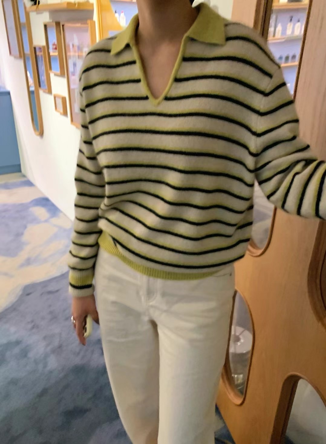 APRICOT直郵韓國代購女裝新品休閑人氣時尚真品熱賣24秋冬針織衫APRICOT針織衫
