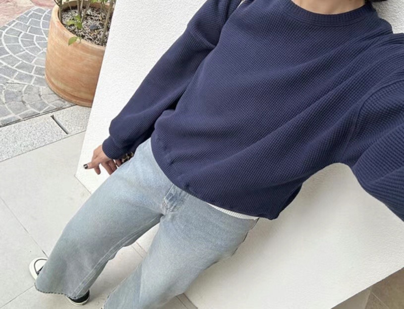 BABER韓國直郵女裝新款推薦24秋冬熱賣真品人氣休閑時尚衛衣THE ORA衛衣