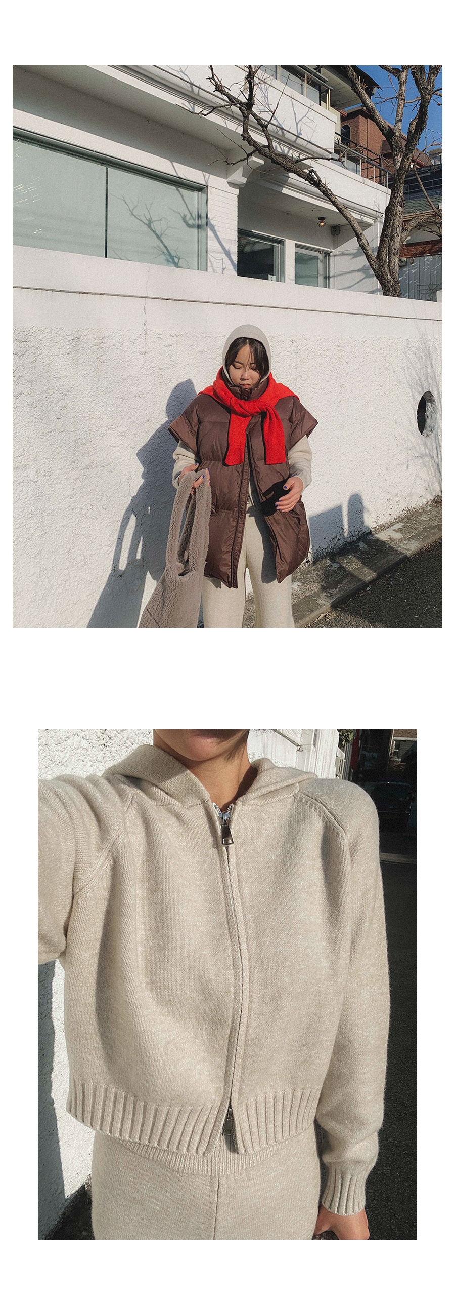 LIKE A韓國直郵女裝新品職業時尚休閑人氣24秋冬真品馬甲鴨絨LIKE A馬甲