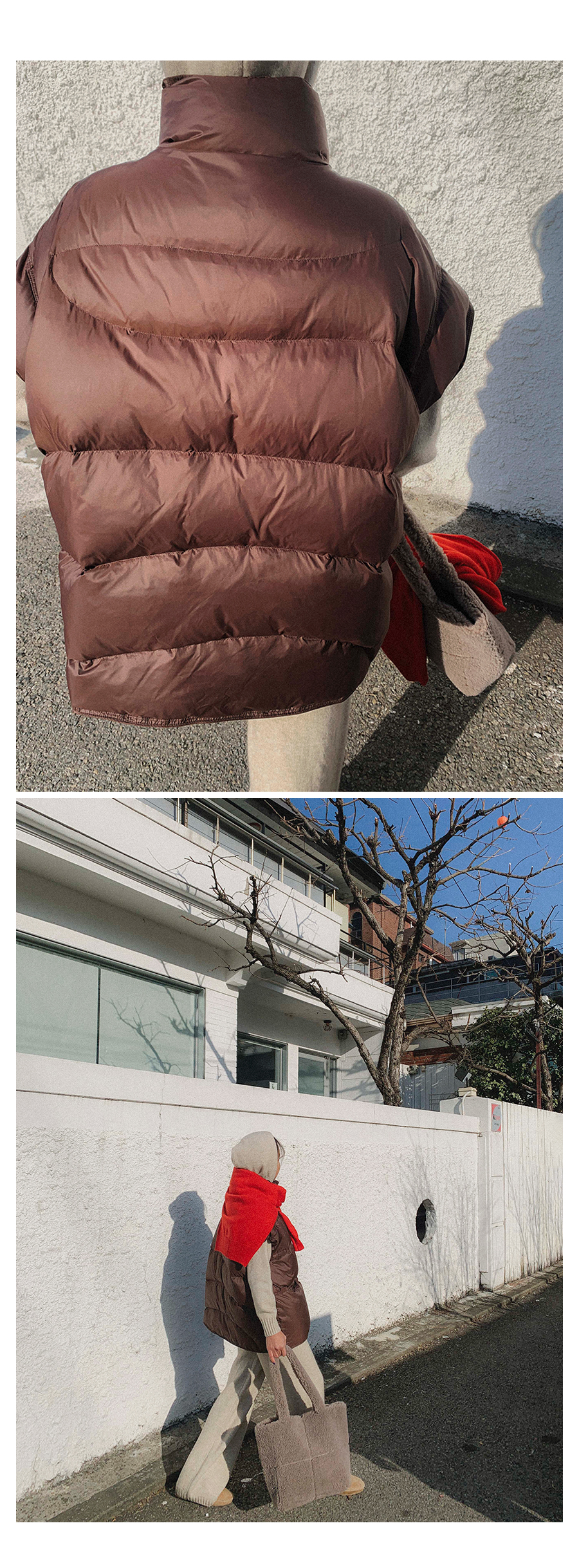 LIKE A韓國直郵女裝新品職業時尚休閑人氣24秋冬真品馬甲鴨絨LIKE A馬甲
