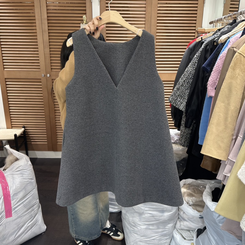 TRES BIEN韓國直郵東大門代購女裝新品24秋冬人氣休閑連衣裙TRES BIEN連衣裙