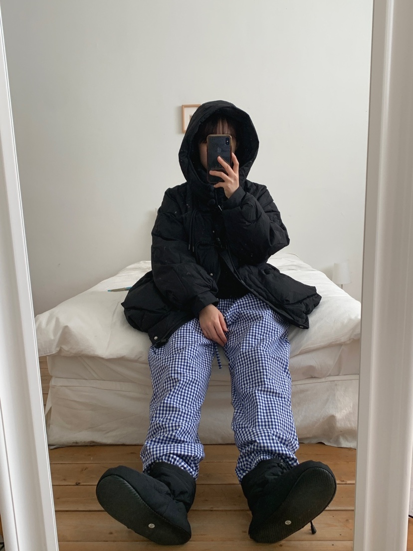 JKICHI韓國直郵東大門實拍女裝新品推薦短款羽絨服絎縫鴨絨EDIT短款羽絨服