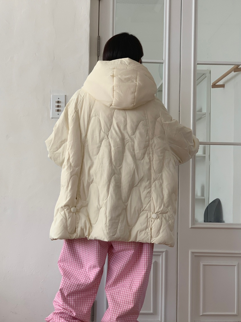 JKICHI韓國直郵東大門實拍女裝新品推薦短款羽絨服絎縫鴨絨EDIT短款羽絨服