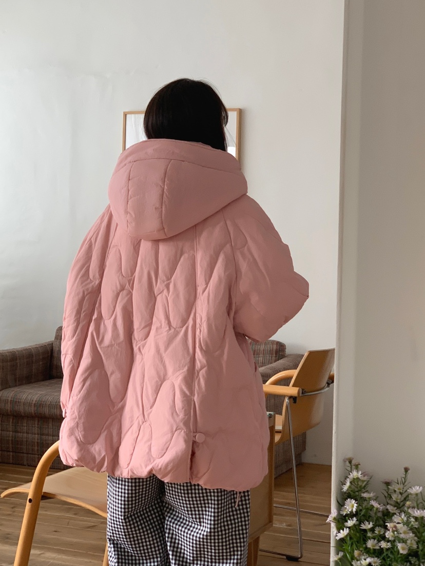 JKICHI韓國直郵東大門實拍女裝新品推薦短款羽絨服絎縫鴨絨EDIT短款羽絨服