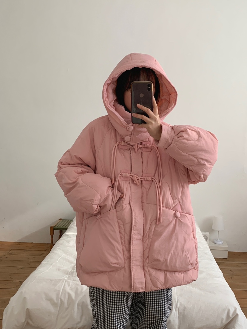 JKICHI韓國直郵東大門實拍女裝新品推薦短款羽絨服絎縫鴨絨EDIT短款羽絨服圖色3