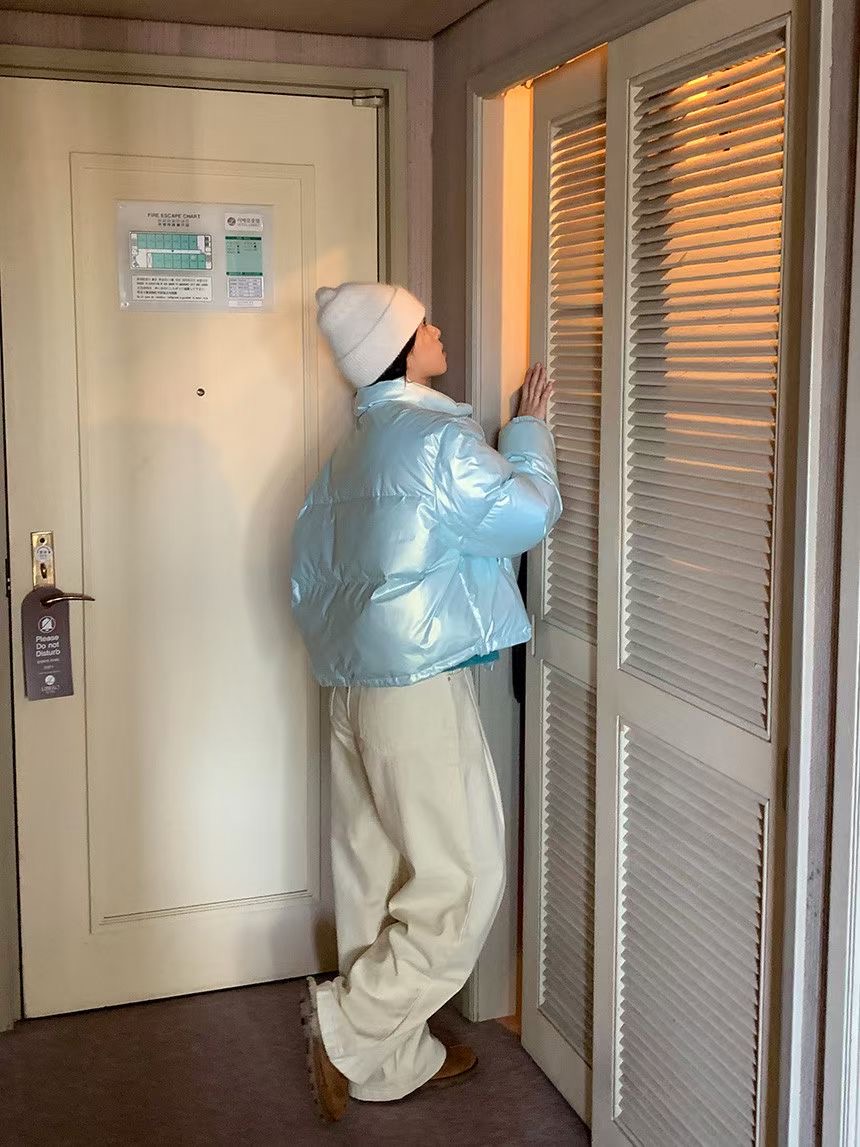 WEARME東大門直郵女士新款職業24秋冬時尚人氣短款棉服填充WEARME短款棉服