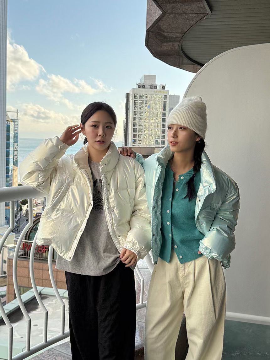 WEARME東大門直郵女士新款職業24秋冬時尚人氣短款棉服填充WEARME短款棉服