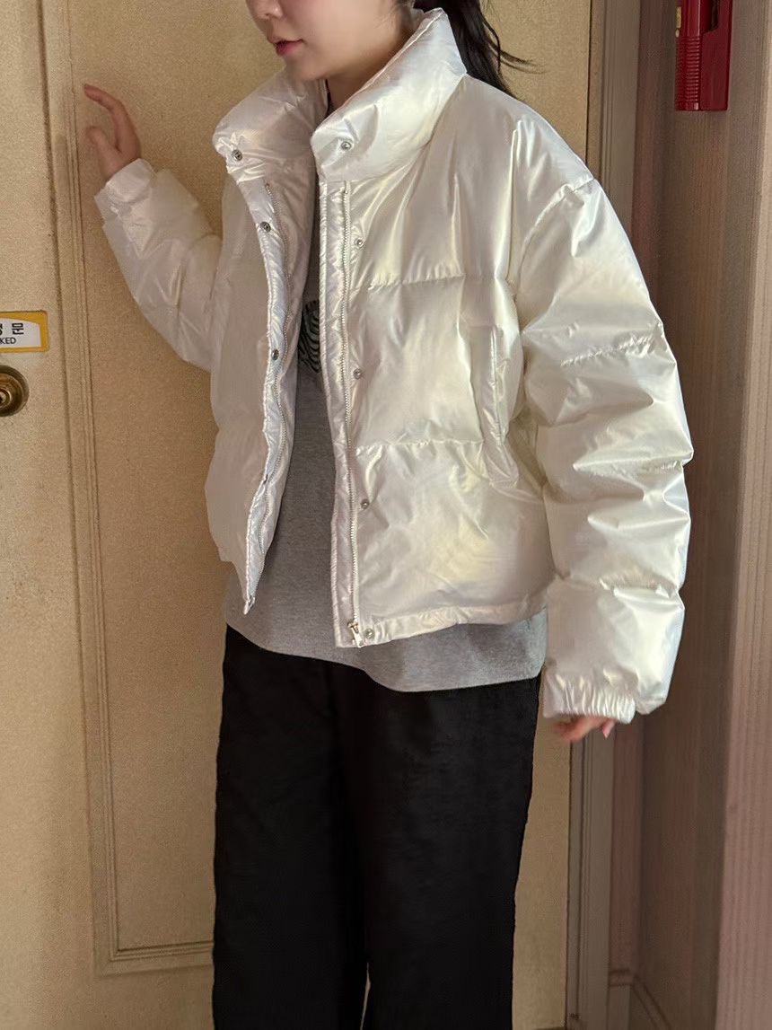 WEARME東大門直郵女士新款職業24秋冬時尚人氣短款棉服填充WEARME短款棉服