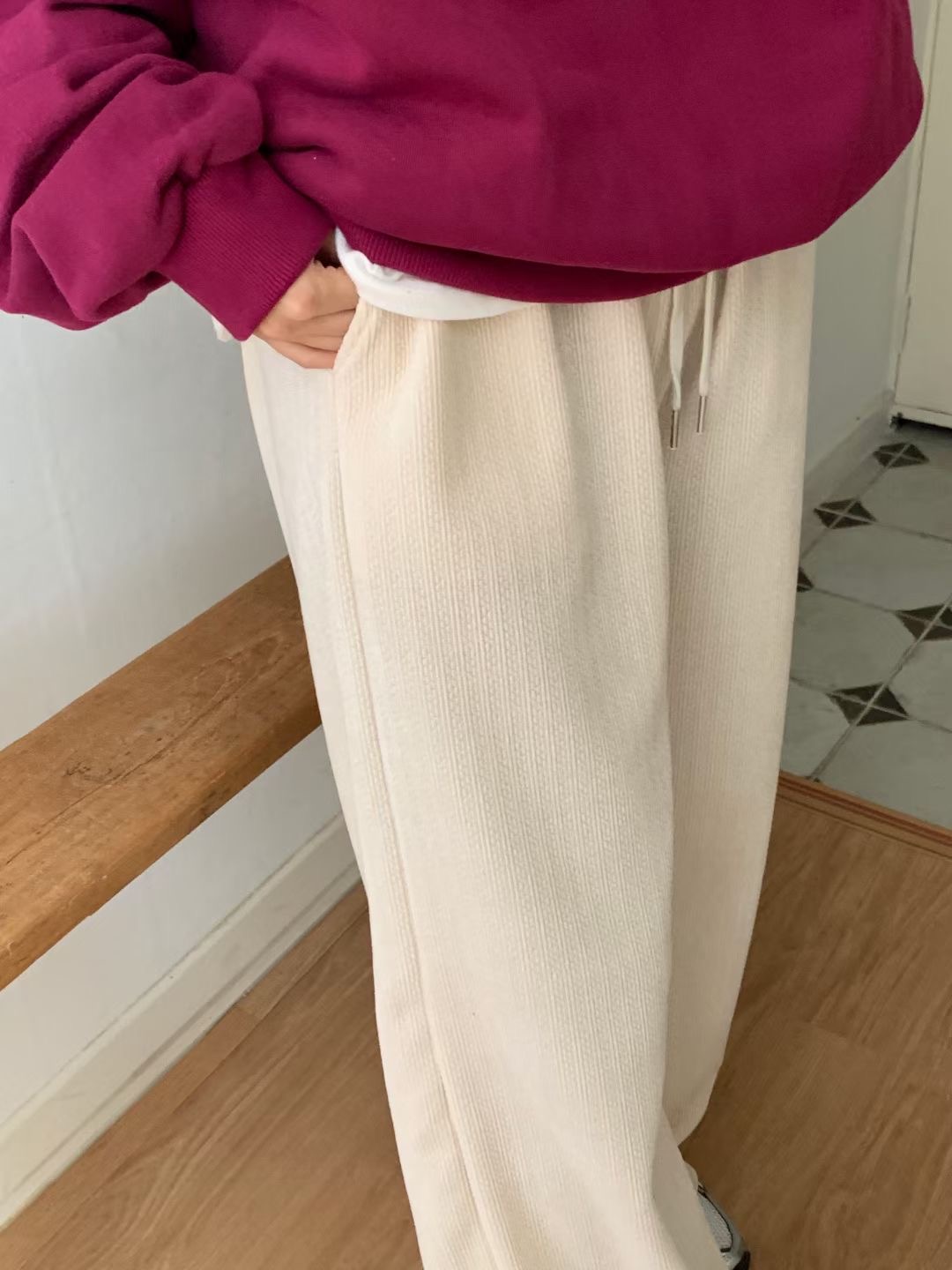 WEARME韓國代購女士新品熱賣24秋冬推薦人氣時尚職業休閑褲WEARME休閑褲