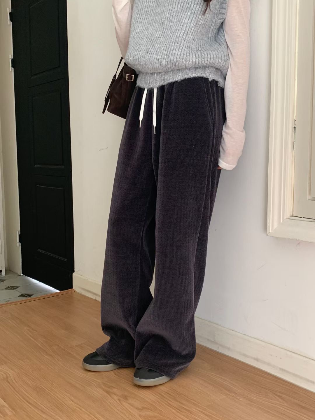 WEARME韓國代購女士新品熱賣24秋冬推薦人氣時尚職業休閑褲WEARME休閑褲