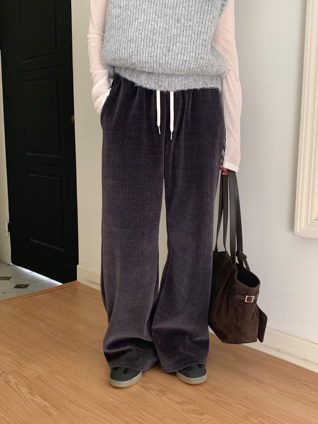 WEARME韓國代購女士新品熱賣24秋冬推薦人氣時尚職業休閑褲WEARME休閑褲圖色3
