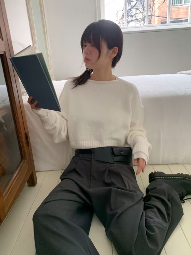 WEARME韓國直郵女士新品人氣24秋冬職業熱賣推薦休閑針織衫WEARME針織衫