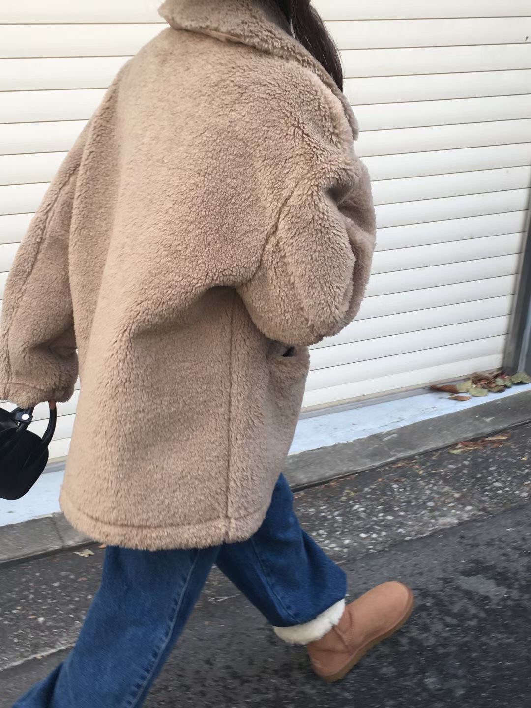 WEARME東大門代購女士新品時尚熱賣休閑24秋冬推薦短款大衣WEARME短款大衣