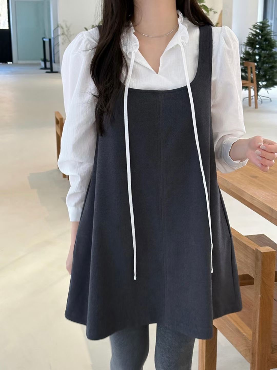 WEARME東大門代購女裝新品休閑24秋冬時尚真品推薦人氣連衣裙WEARME連衣裙