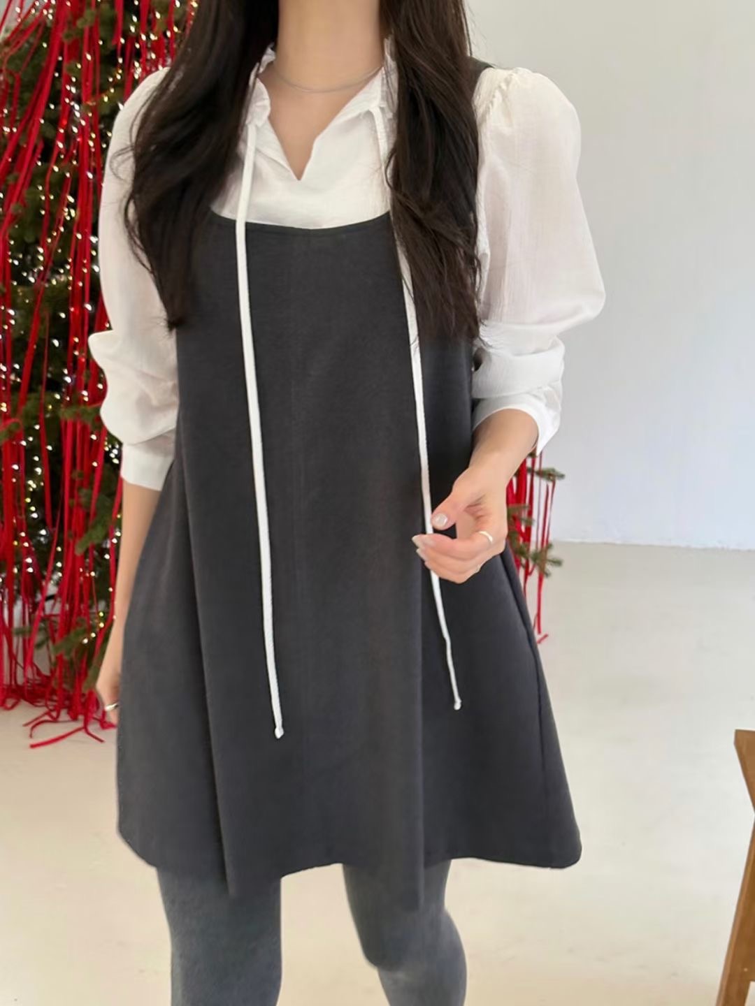 WEARME東大門代購女裝新品休閑24秋冬時尚真品推薦人氣連衣裙WEARME連衣裙圖色2
