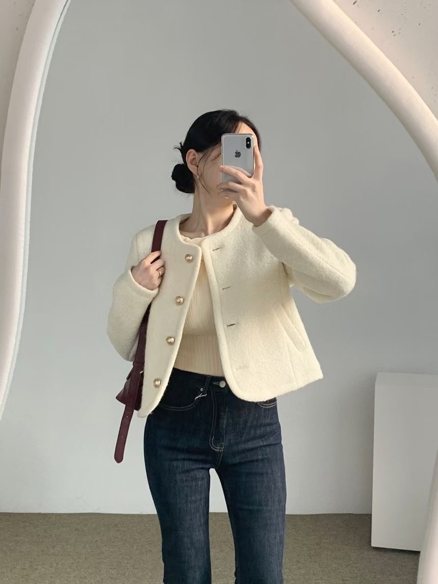 WEARME韓國直郵女士新款熱賣24秋冬時尚推薦真品休閑人氣夾克WEARME夾克