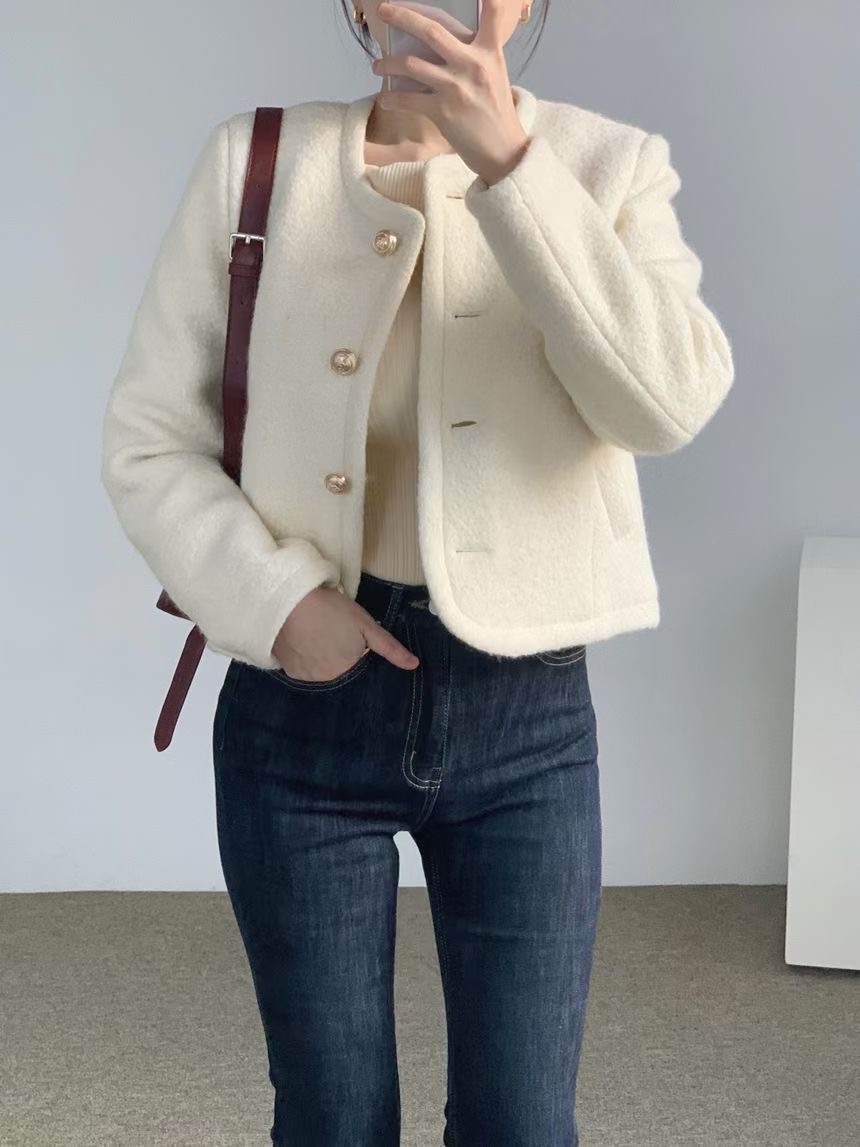 WEARME韓國直郵女士新款熱賣24秋冬時尚推薦真品休閑人氣夾克WEARME夾克圖色2