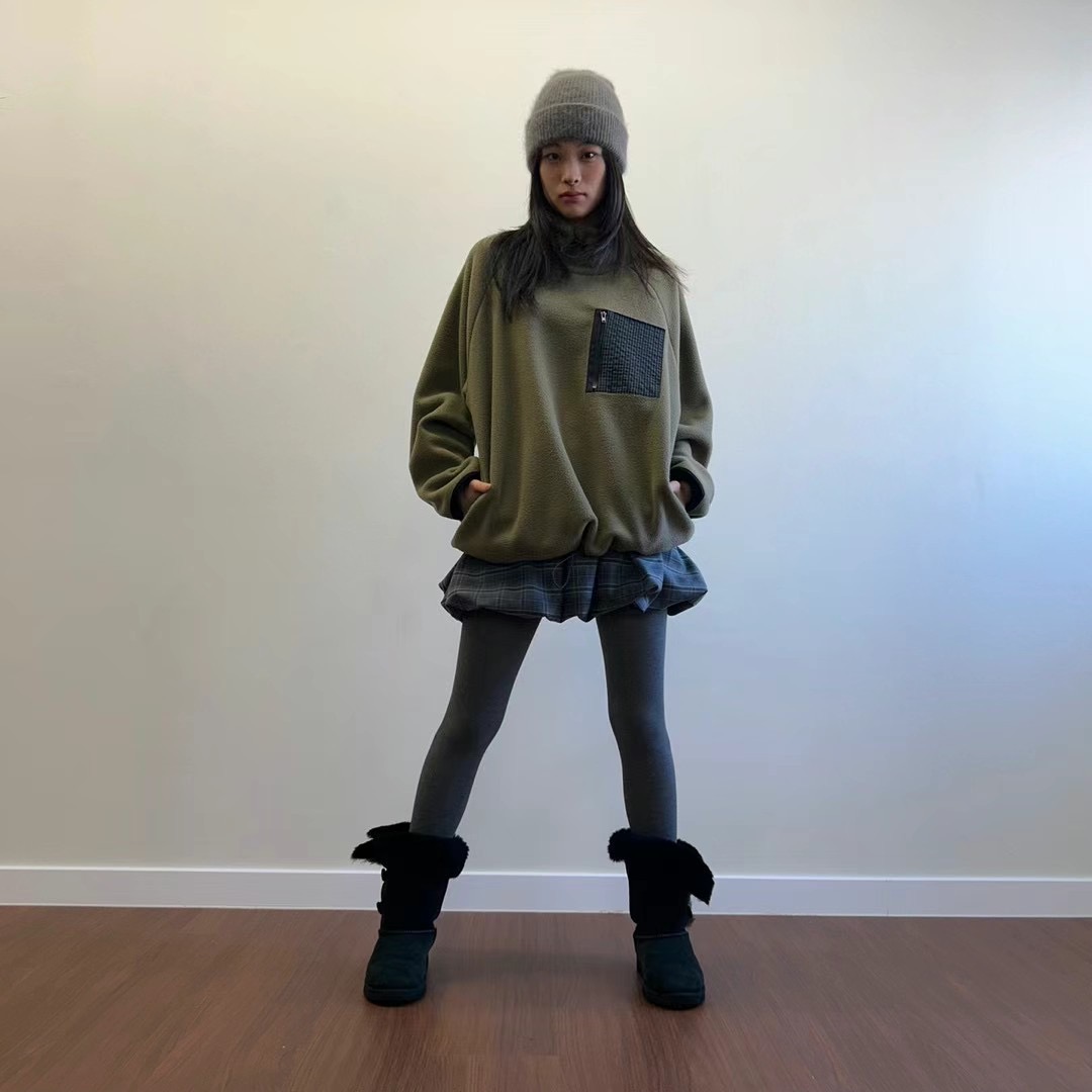 PIC韓國直郵女士新款真品人氣時尚熱賣24秋冬短裙格紋半身裙PIC短裙