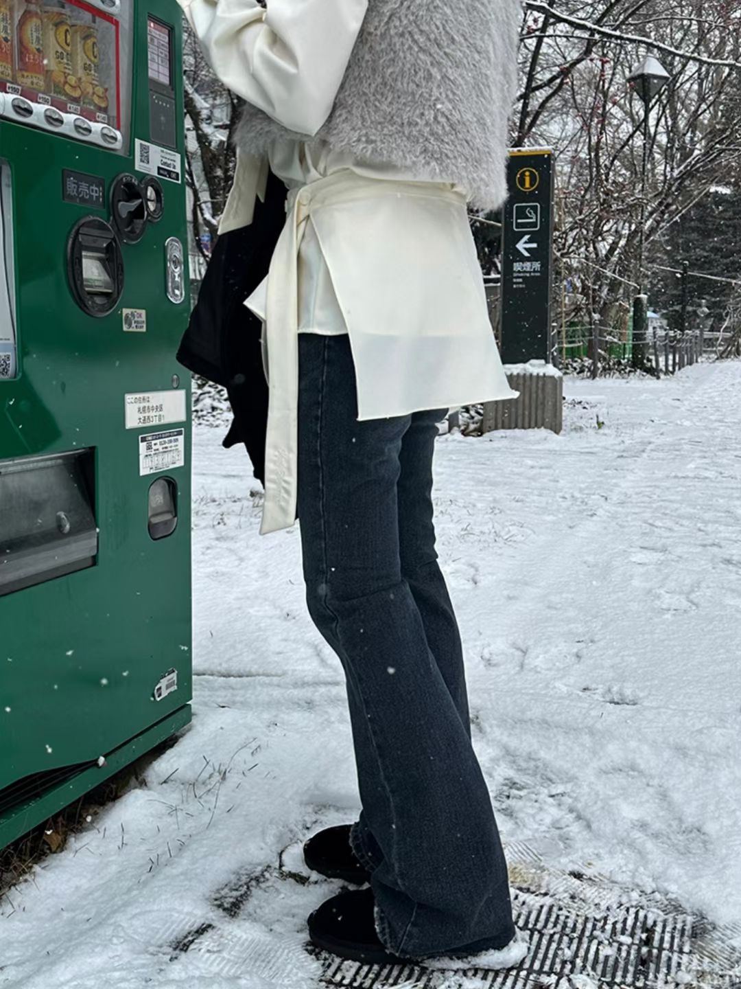 WEARME韓國代購女裝新款真品人氣24秋冬推薦休閑職業牛仔褲WEARME牛仔褲
