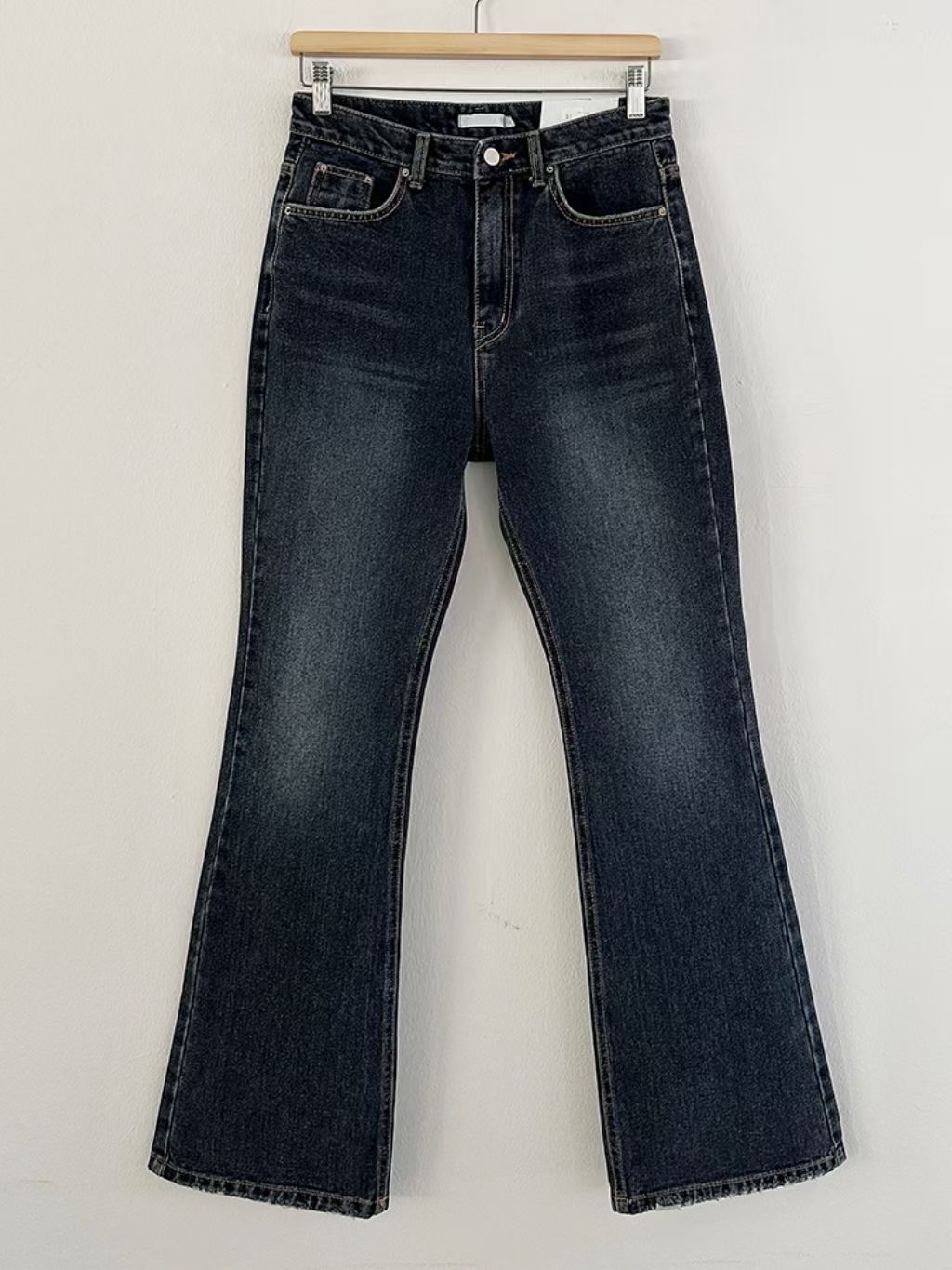 WEARME韓國代購女裝新款真品人氣24秋冬推薦休閑職業牛仔褲WEARME牛仔褲