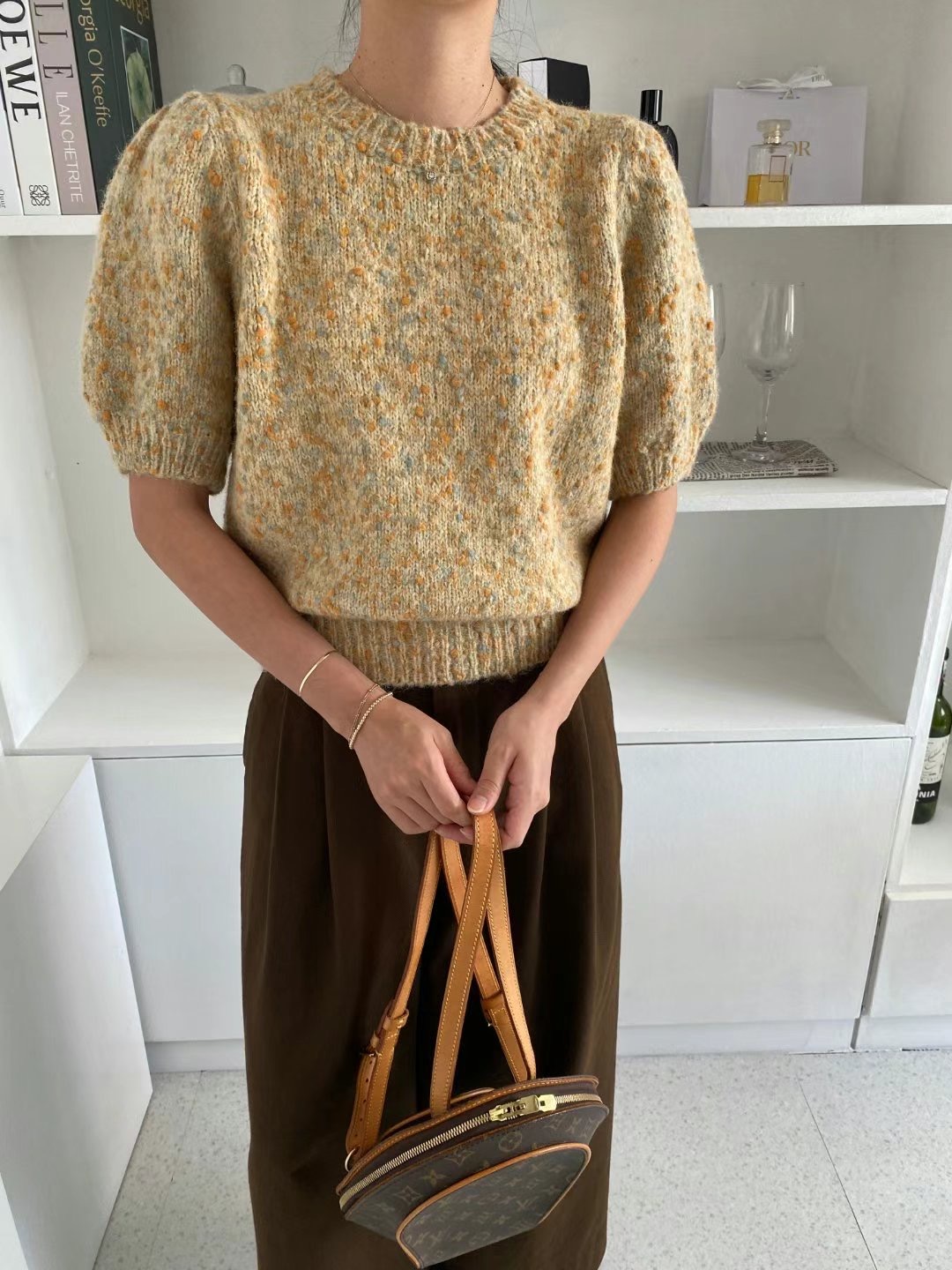 MARFA-T韓國代購女裝新品職業真品24秋冬推薦人氣針織衫羊毛MARFA-T針織衫