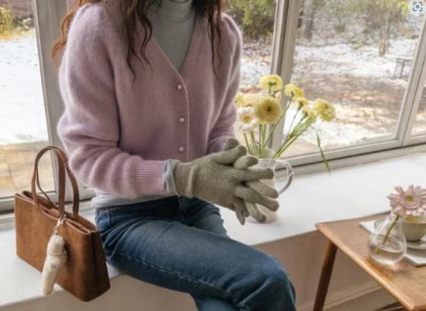 MARFA-T韓國直郵女士新款休閑人氣真品推薦24秋冬針織衫安哥拉MARFA-T針織衫