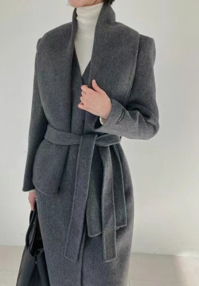 MARFA-T東大門代購女裝新品真品休閑職業熱賣中長款大衣手工MARFA-T中長款大衣