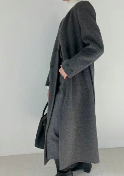 MARFA-T東大門代購女裝新品真品休閑職業熱賣中長款大衣手工MARFA-T中長款大衣