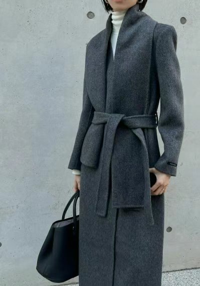 MARFA-T東大門代購女裝新品真品休閑職業熱賣中長款大衣手工MARFA-T中長款大衣