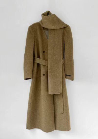 MARFA-T東大門代購女裝新品真品休閑職業熱賣中長款大衣手工MARFA-T中長款大衣
