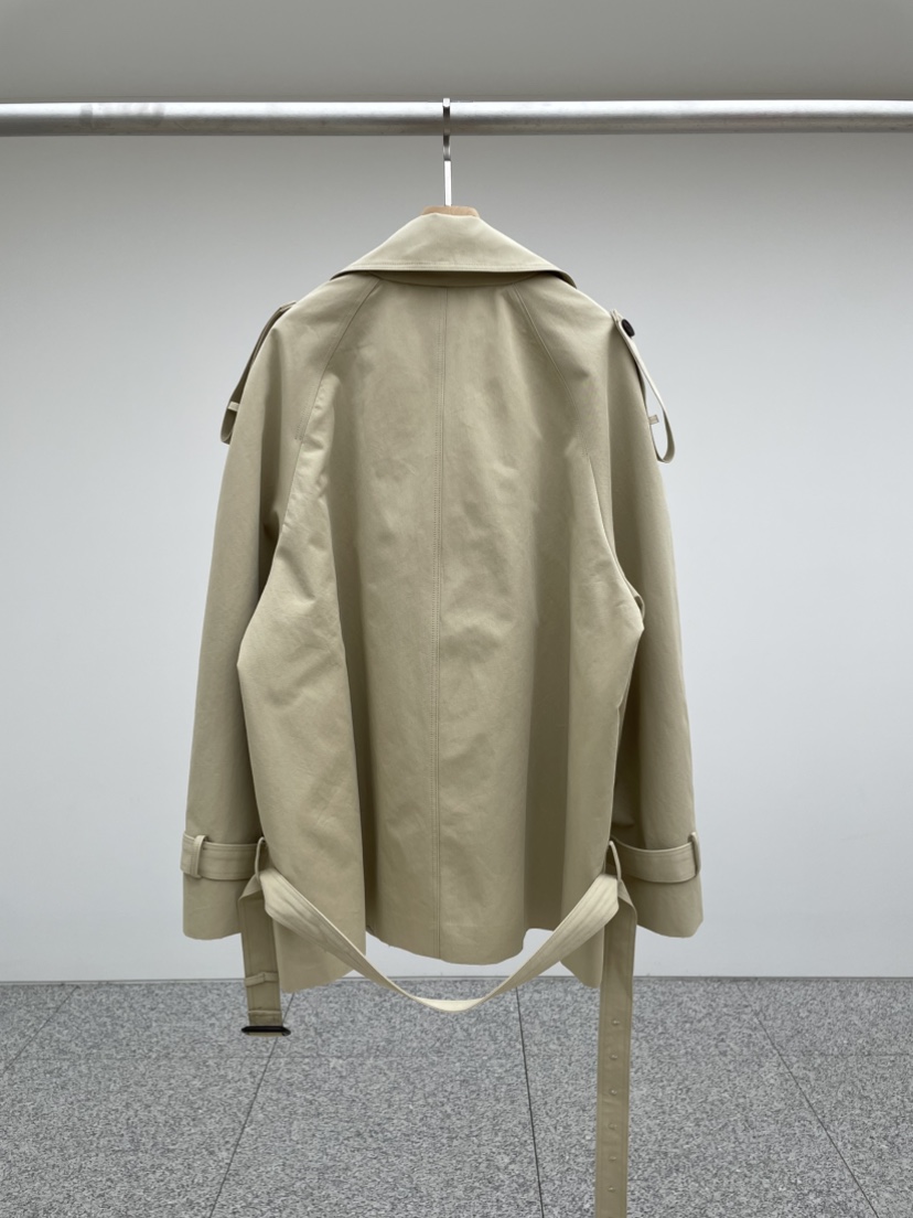 MADE-P東大門代購女裝新品熱賣推薦24秋冬人氣長款風衣含腰帶MADE-P長款風衣
