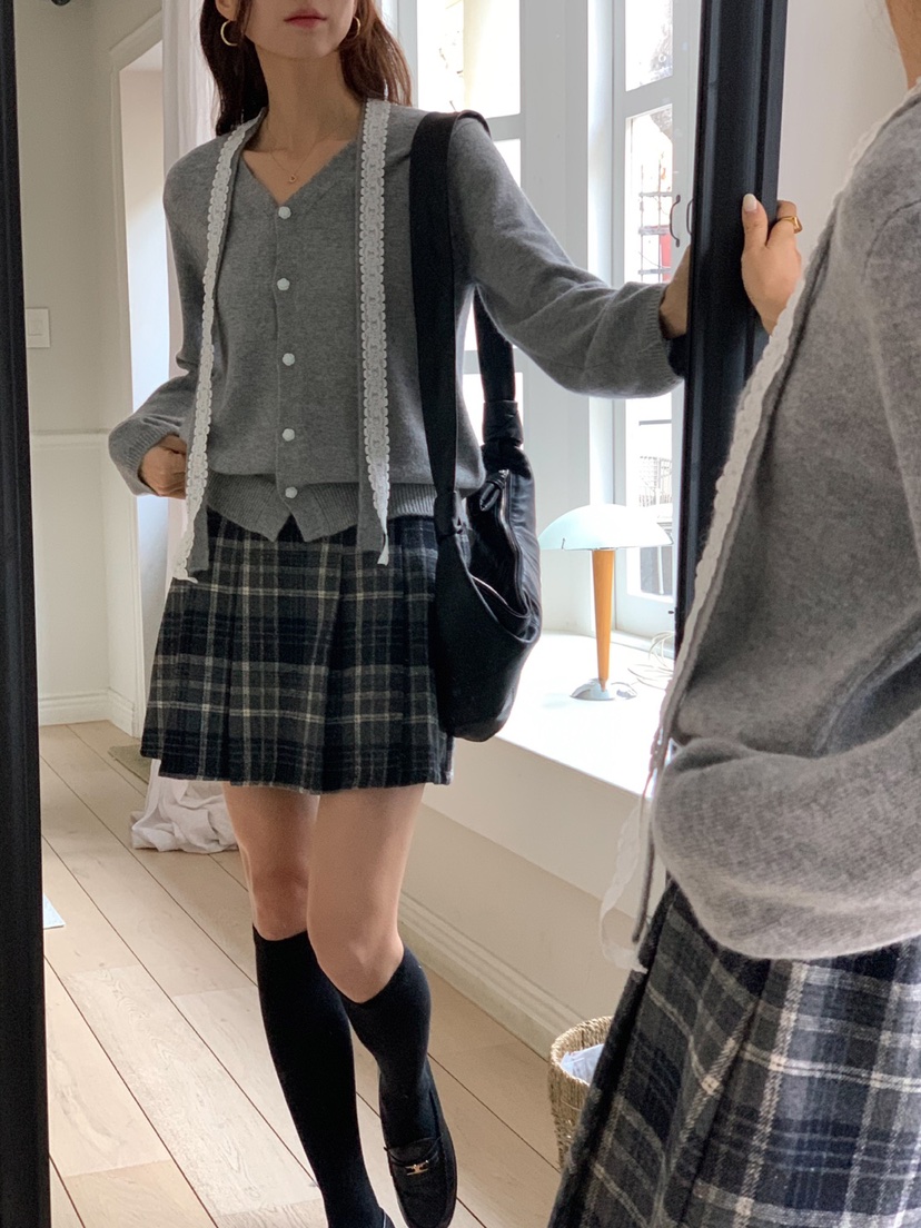 OVE韓國直郵女裝新款24秋冬熱賣時尚人氣真品休閑推薦毛衣開衫OVE毛衣