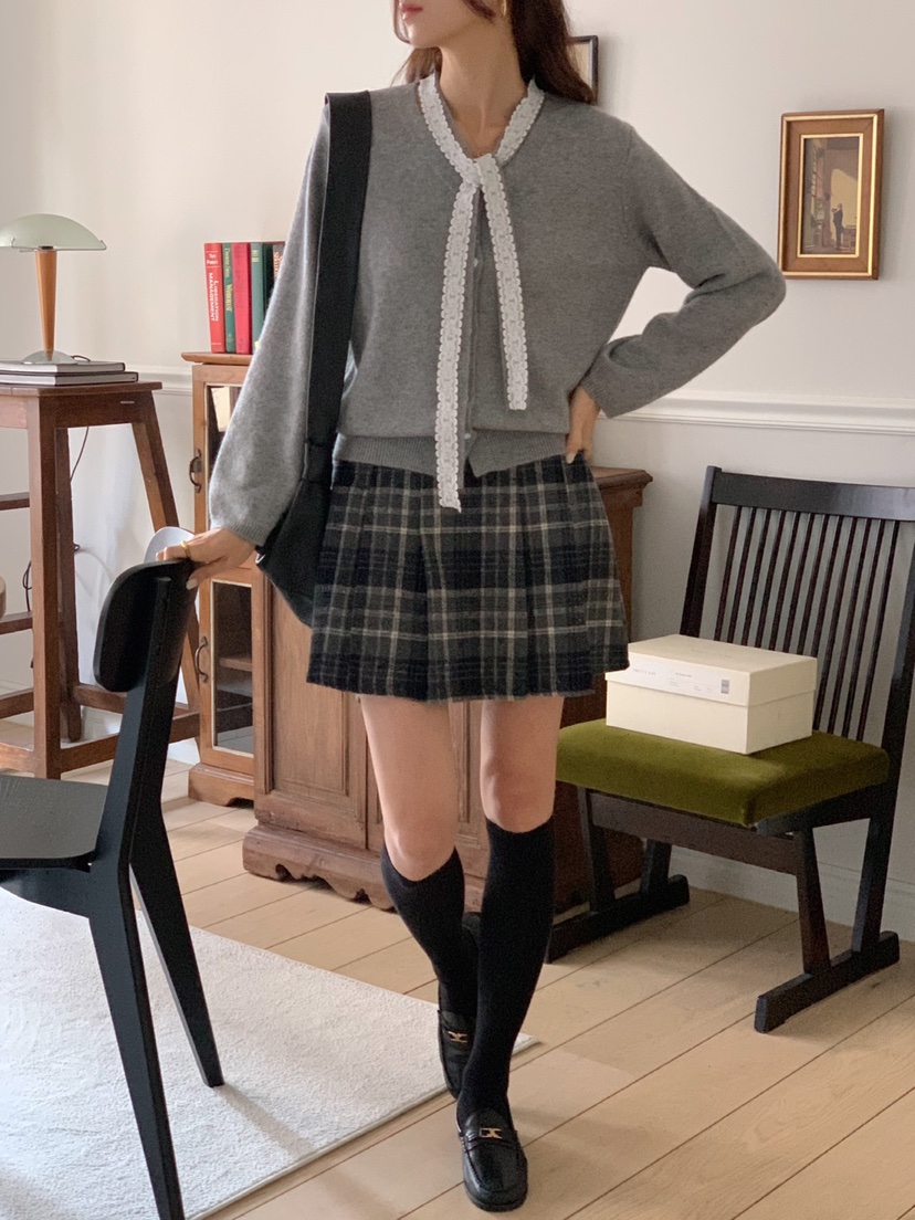 OVE韓國直郵女裝新款24秋冬熱賣時尚人氣真品休閑推薦毛衣開衫OVE毛衣